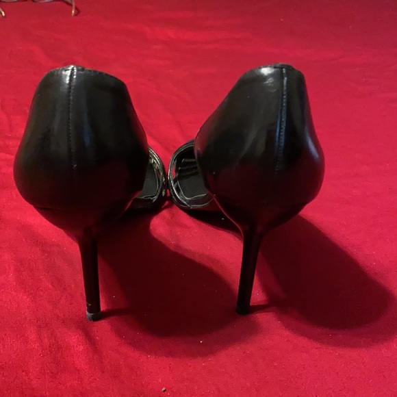 BCBGirls black, strappy 90s pumps. - Picture 5 of 7